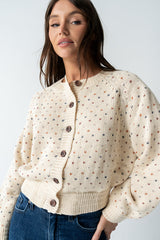 Sophie Knit Cardigan in Beige