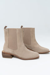 Effie Ankle Boot in Taupe