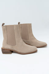 Effie Ankle Boot in Taupe