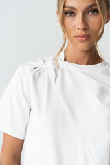 Buckley Knot Top in White