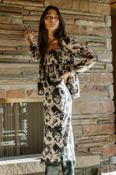 Kate Floral Midi Skirt