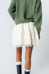 Marsha Lace Mini Skirt