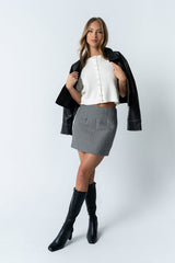 Macey Knit Sweater in Cream