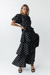Terri Polka Dot Maxi Skirt