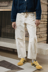 Jocelyn Barrel Jeans in Cream