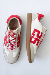 Kelly Retro Sneakers in Red-White