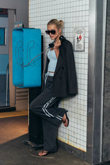 Connor Contrast Wide Leg Pants