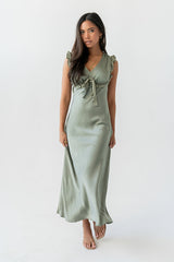 Tracey Maxi Dress in Green