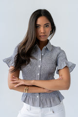 Brianna Smocked Top