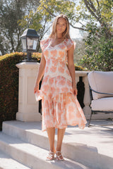 Hana Floral Midi Dress