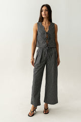 Lea Plaid Vest
