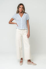 Annabeth Plaid Top