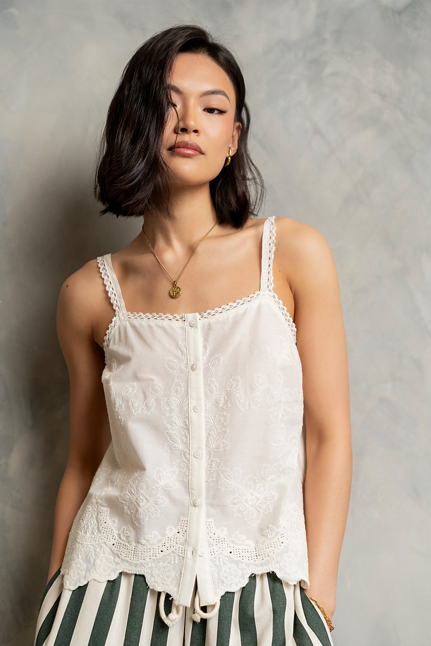 Kinny Embroidered Tank