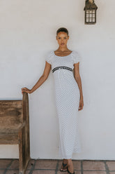 Colton Polka Dot Maxi Dress