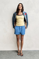 Jules Pinstripe Shorts