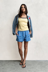 Jules Pinstripe Shorts