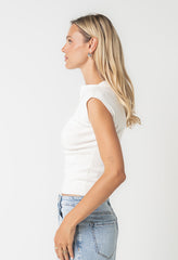 Maggie Knit Top in White
