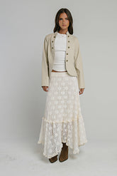 Jasmine Lace Maxi Skirt