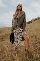 Zadie Plaid Maxi Skirt
