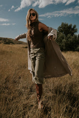 Jannah Wide Leg Pants in Olive