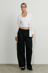 Alexa Pinstripe Barrel Trousers