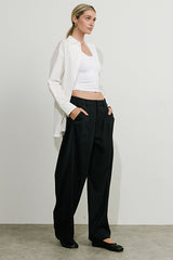 Alexa Pinstripe Barrel Trousers