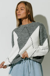 Briar Oversized Sweater in Charcoal