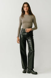 Dayna Vegan Leather Pants