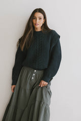 Dream Knit Sweater in Dark Teal