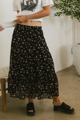 Moora Tiered Midi Skirt
