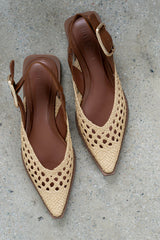Steve Madden Shay Slingback Flats in Natural