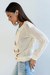 Brynn Braided Sweater