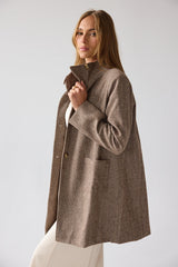 Jason Herringbone Coat