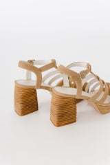 Hailee Platform Heels in Khaki