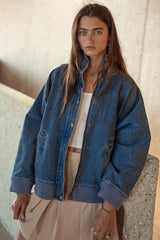 Paige Denim Jacket in Medium Wash