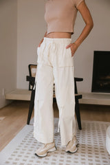 Savannah Cargo Pants in Cream