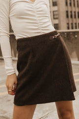 Kisha Wool Blend Skirt