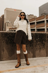Kisha Wool Blend Skirt