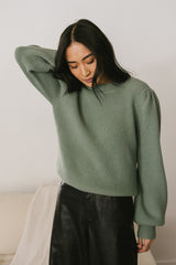 Amber Knit Sweater in Sage