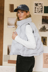 Sammy Puffer Vest in Blue