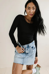 Jayla Knit Top in Black