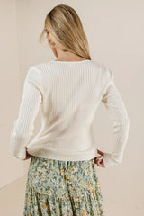 Ribbed Square Neck Sweater