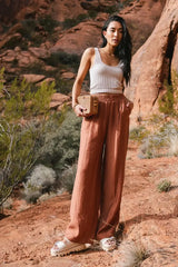 Jennilyn Pants in Terracotta