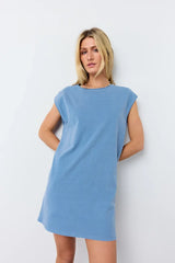 Elena T-Shirt Dress in Blue