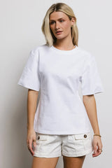 Kyleigh T-Shirt in Off White