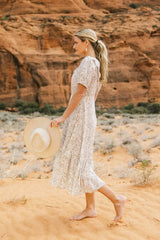 Paizley Printed Midi Dress