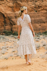 Paizley Printed Midi Dress