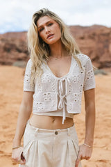 Leonie Crochet Cardigan