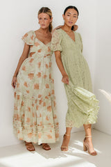 Rowan Lace Dress in Sage
