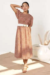 Shyla Floral Midi Dress